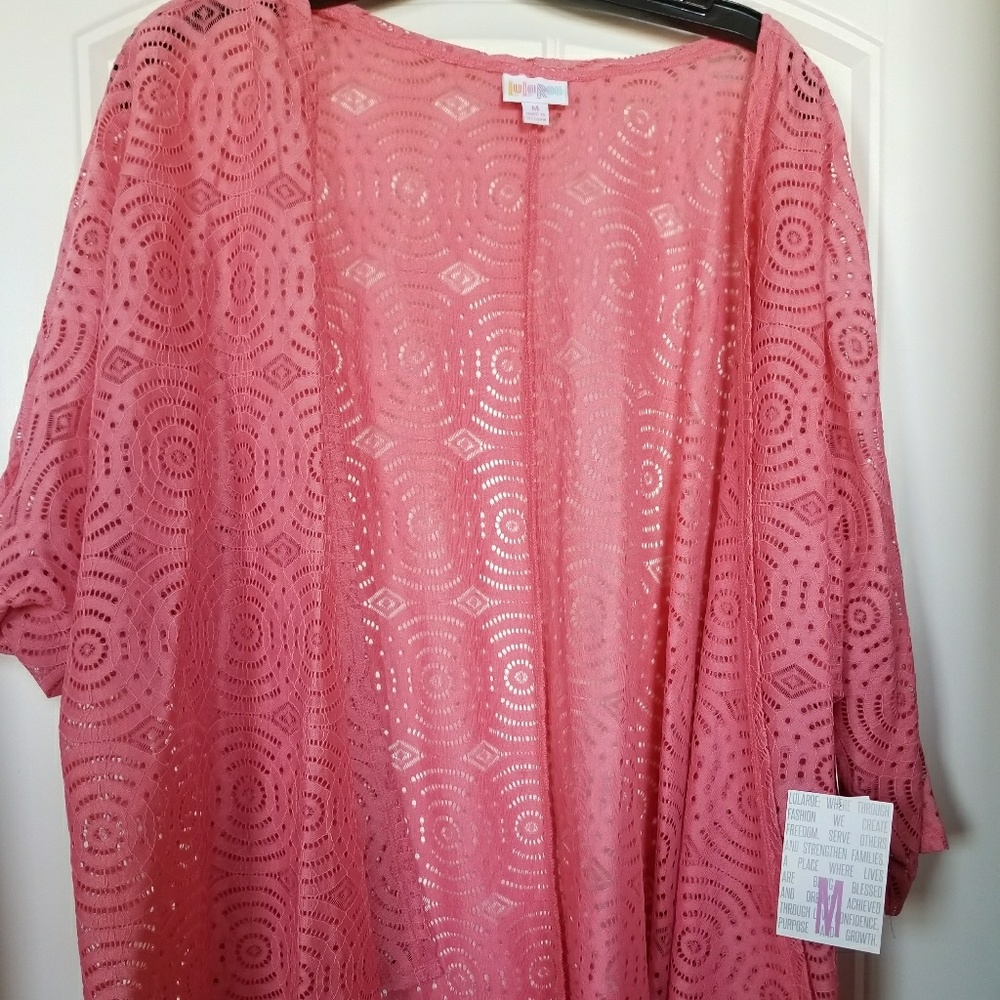 Med pink lace Lindsay Lularoe